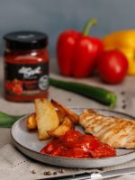 Salată de Ardei Copți în Sos de Roșii, DeGust, 330 gr - imagine 2