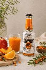 Suc de Cătină, Mere, Piersici și Portocale, 250 ml, DeGust - imagine 2