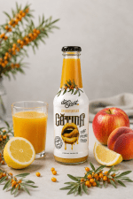 Suc de Cătină, Mere, Piersici și Lămâie, 250 ml, DeGust - imagine 2