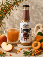 Suc de Cătină, Mere și Caise, 250 ml, DeGust - imagine 2